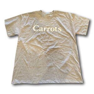 Carrots by Anwar Carrots Wordmark T Shirt Heather Grey Size: L - NEW